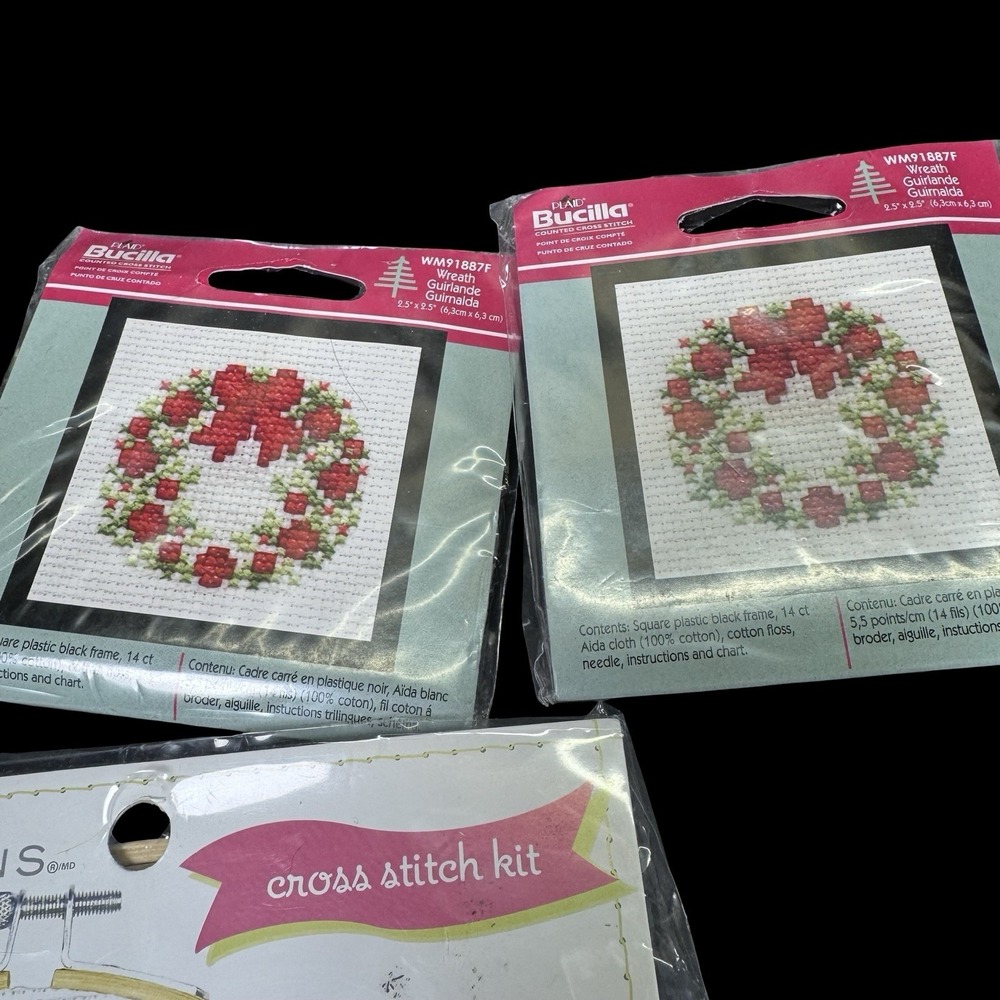 Cross Stitch Mixed Lot of 10 - Disney Tigger Thomas Kinkade Bucilla Dimensions - Picture 16 of 16